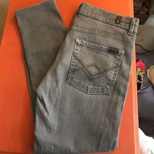Seven for all mankind skinny high rise